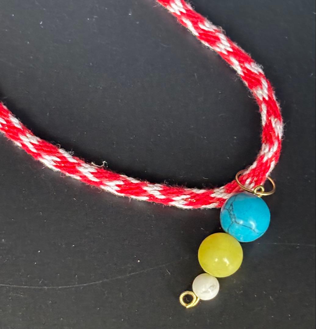 カラフルビーズのネックレス