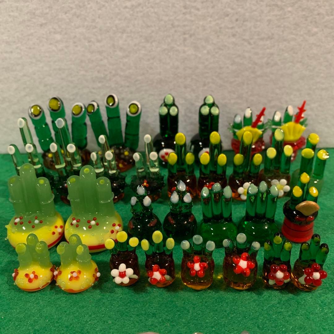 門松　ガラス細工　ミニチュア