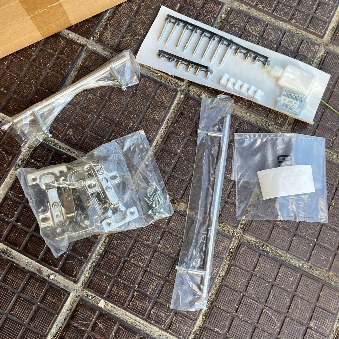 D-4 未使用 木製キャビネット ホワイト 食器棚 SHK-60G WH