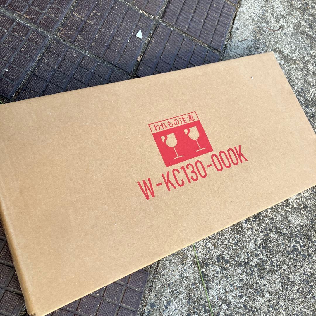 D-4 未使用 木製キャビネット ホワイト 食器棚 SHK-60G WH