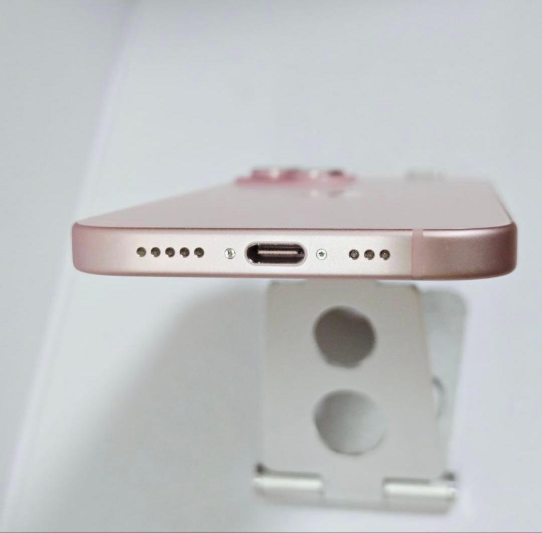 09 iPhone15 ピンク SIMフリー 極美品 バッテリー87%