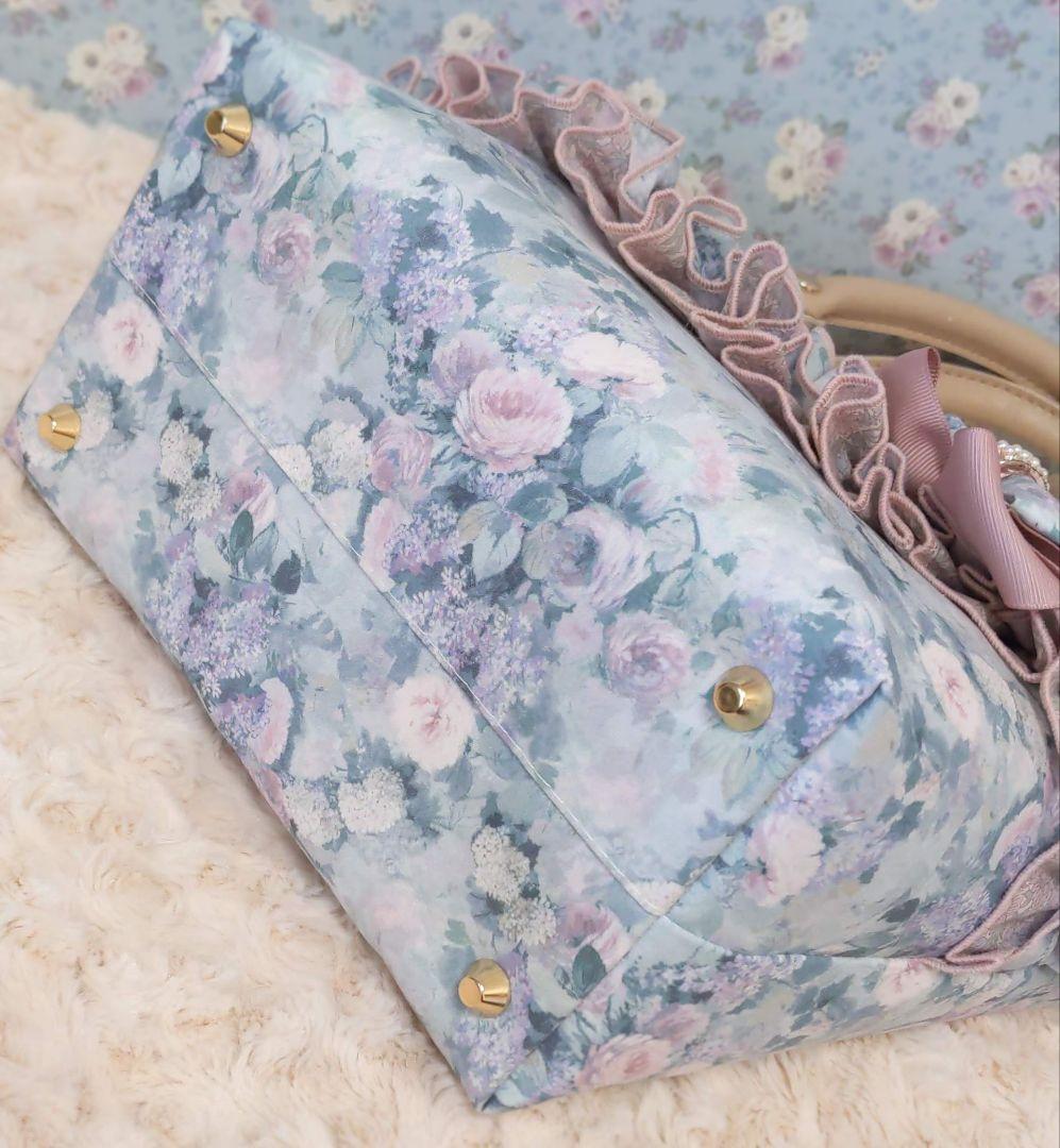 リバティ　ハムステッドサマー　ホビーラ限定　チャーム付ダブルフリルトート