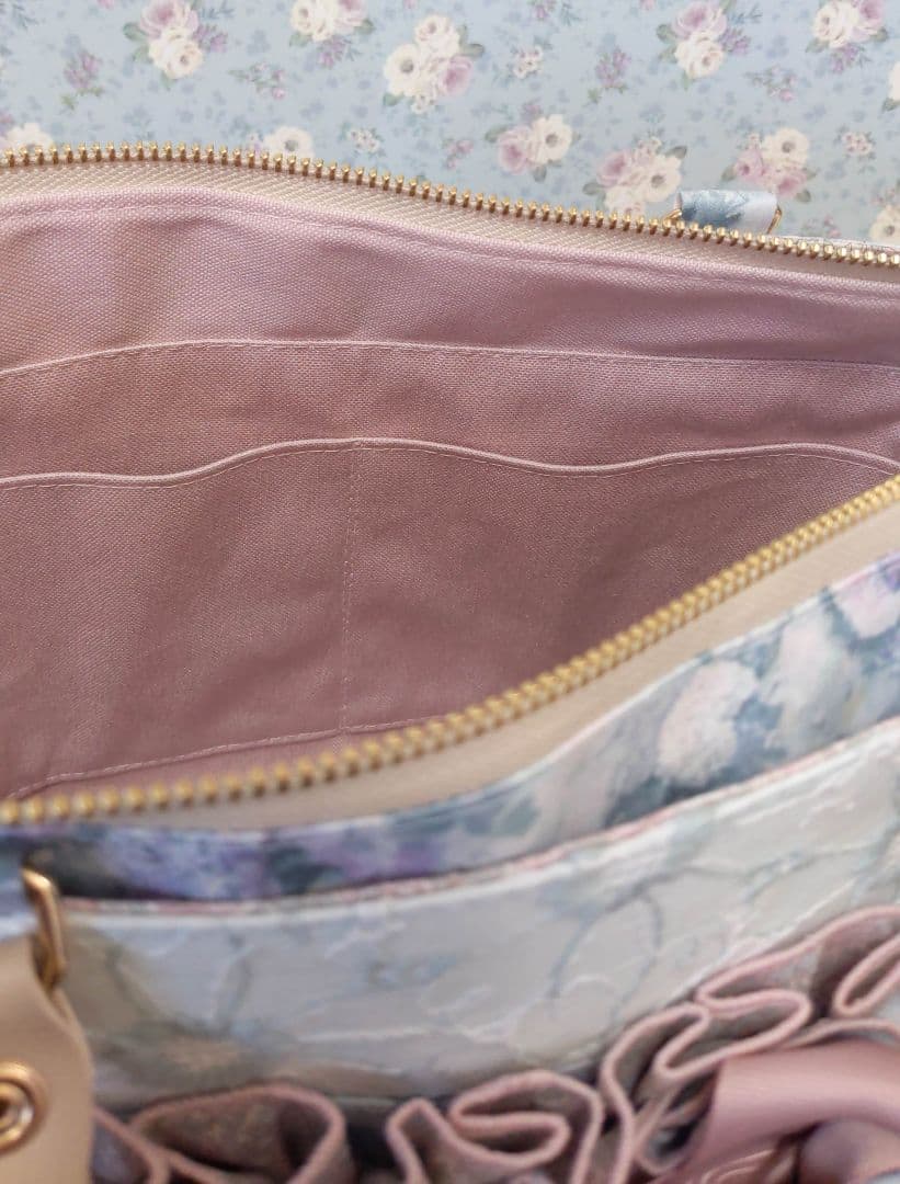 リバティ　ハムステッドサマー　ホビーラ限定　チャーム付ダブルフリルトート