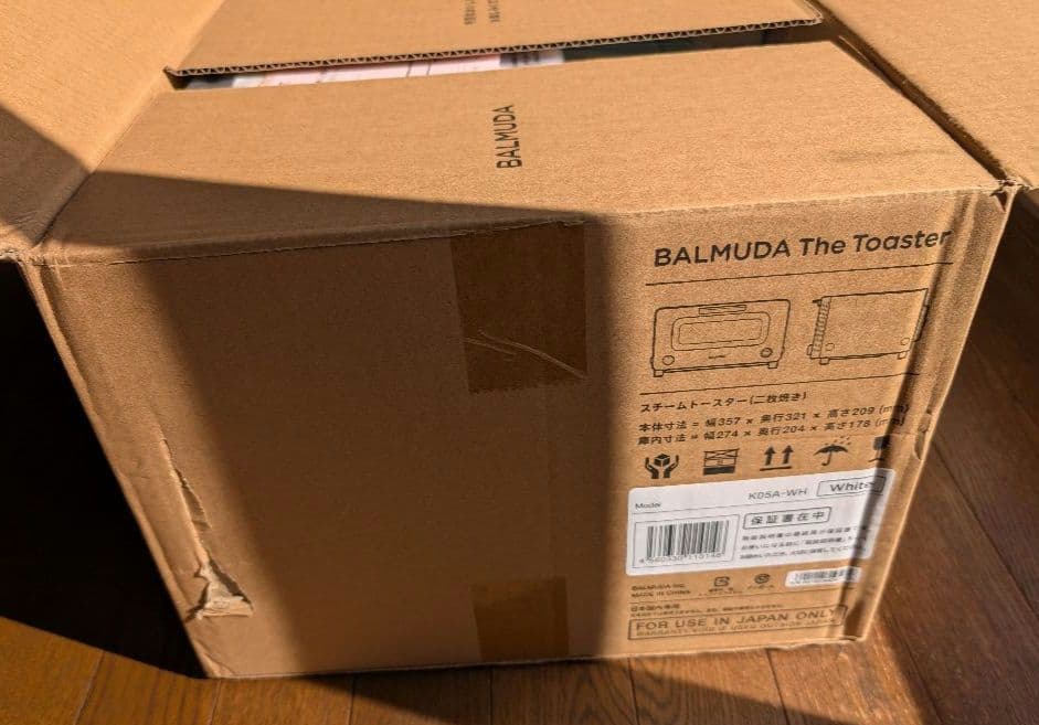 ユッコさん専用【新品未使用】BALMUDA TheToaster K05A-WH