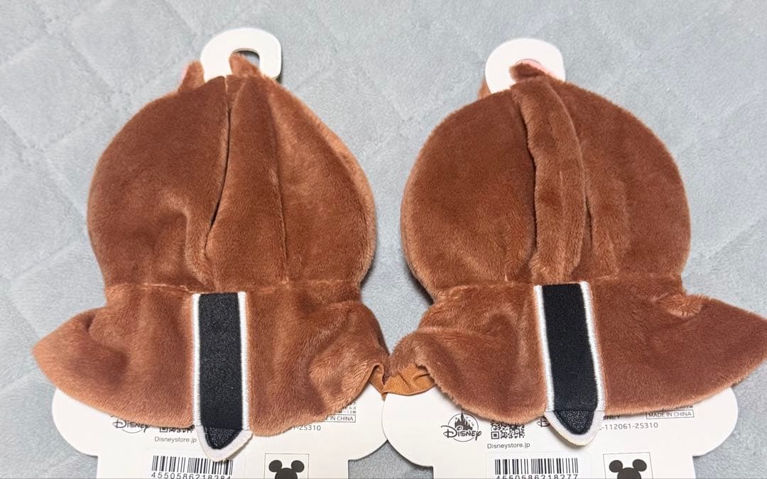 チップとデール ポンチョ 2点セット ユニベアシティ