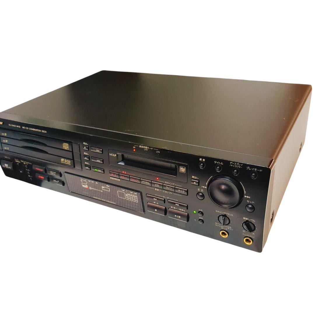 動作品★ Victor XU-D400MKⅡ CD/MD コンビネーションデッキ