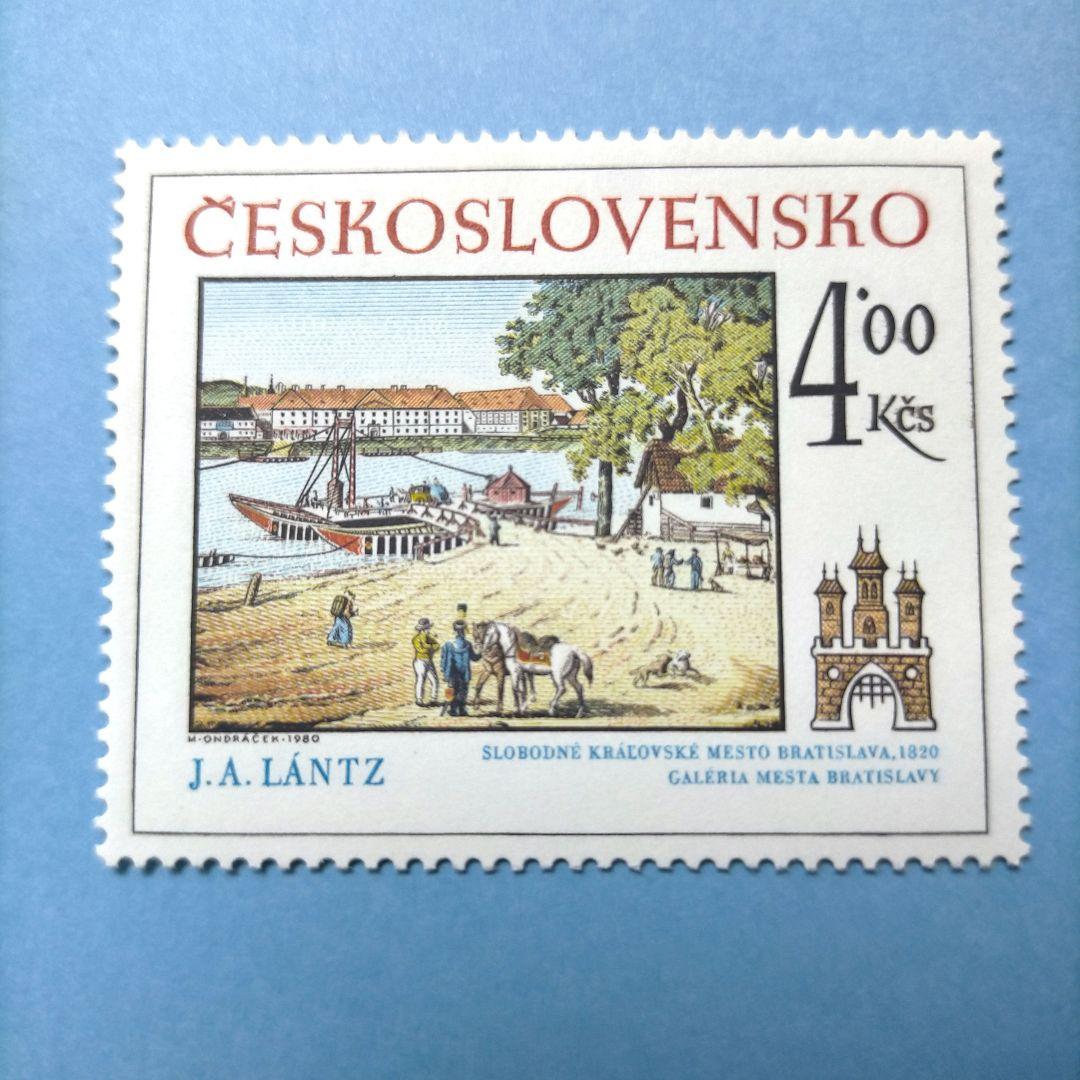 2799 外国切手 チェコスロバキア 1981年城堡宮殿 美しい人気凹版美術切手