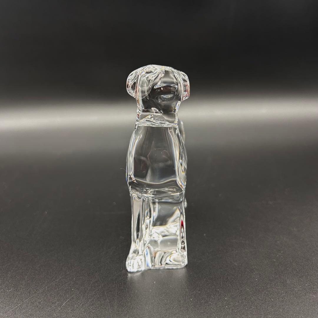 【新品】バカラ　犬　ドック　オブジェ　置物　インテリア　フィギュアリン
