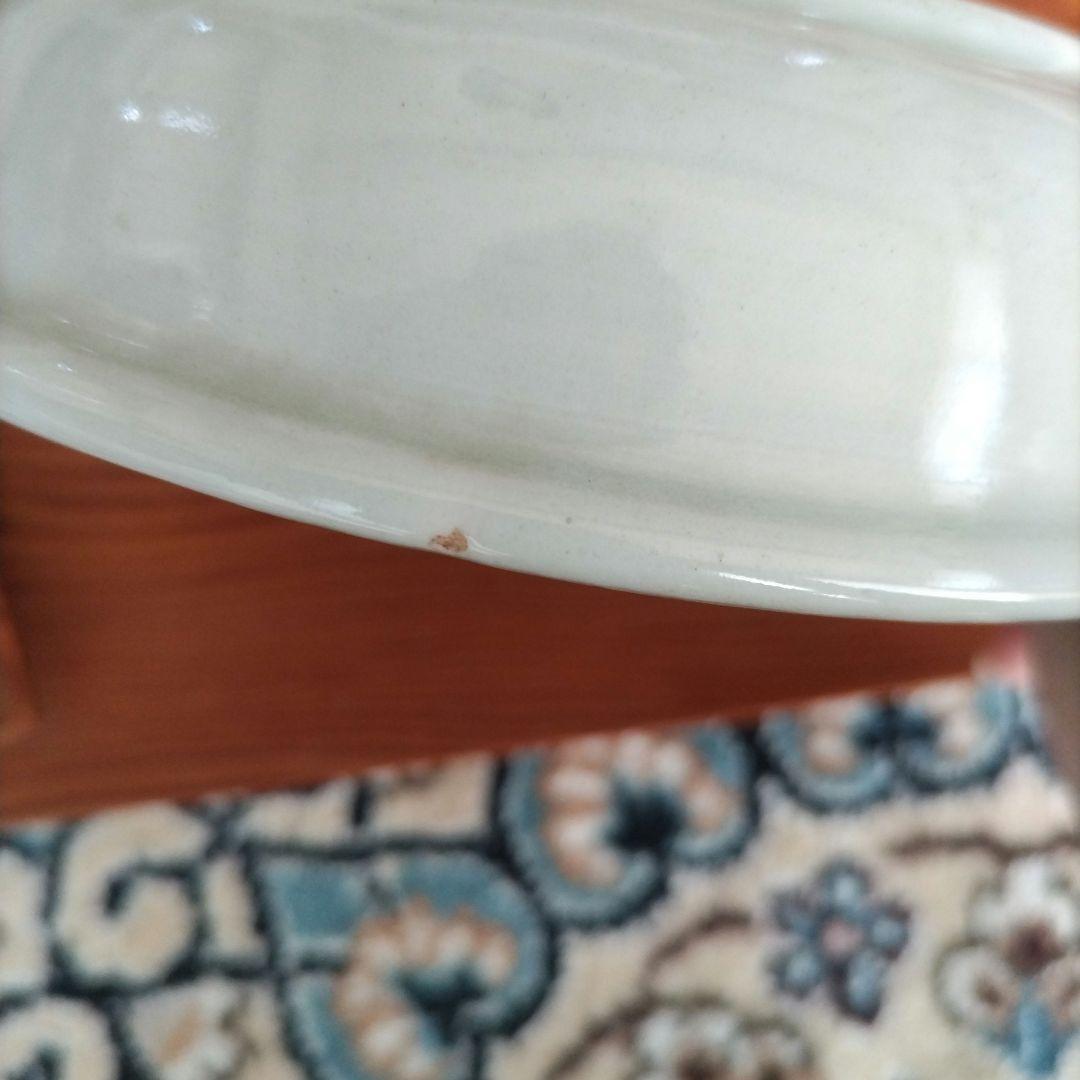 ★ 江戸期 青磁 金魚 色絵 なます皿 5客組 アンティーク