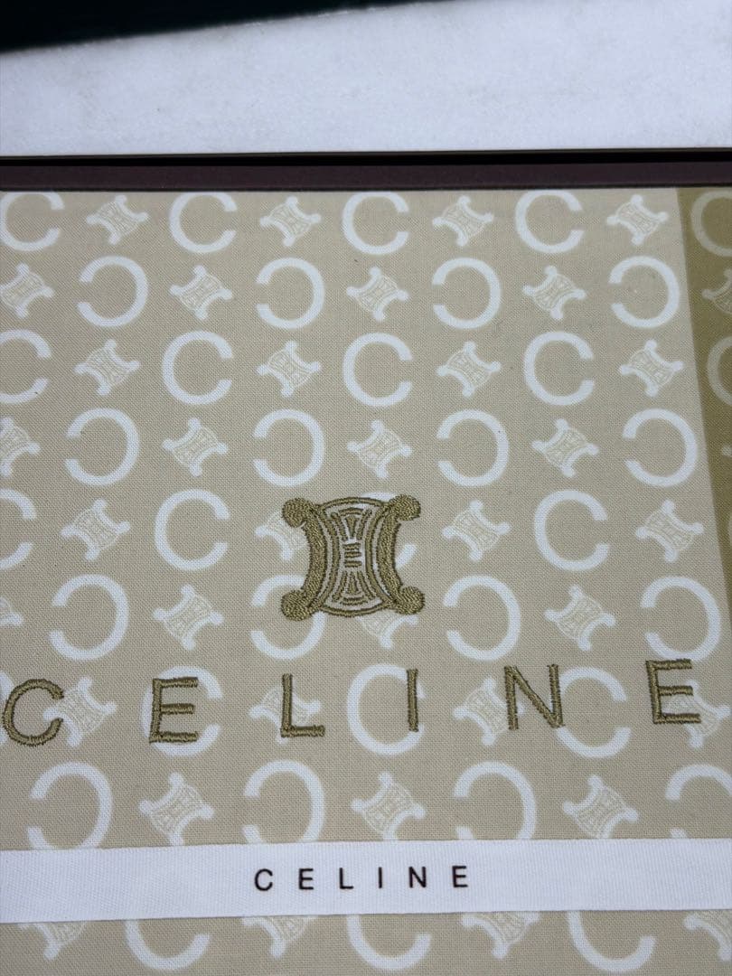 未使用　CELINE(セリーヌ)フラットシーツ2P&タオルケット