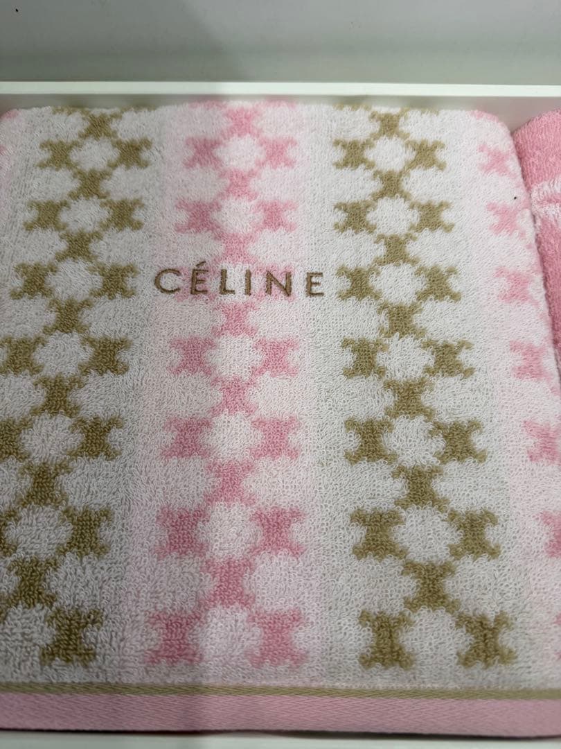 未使用　CELINE(セリーヌ)フラットシーツ2P&タオルケット