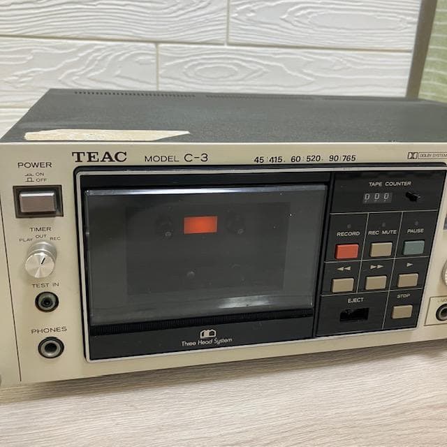 ★TEAC C-3 カセットデッキ ティアック 昭和 レトロ コレクション☆