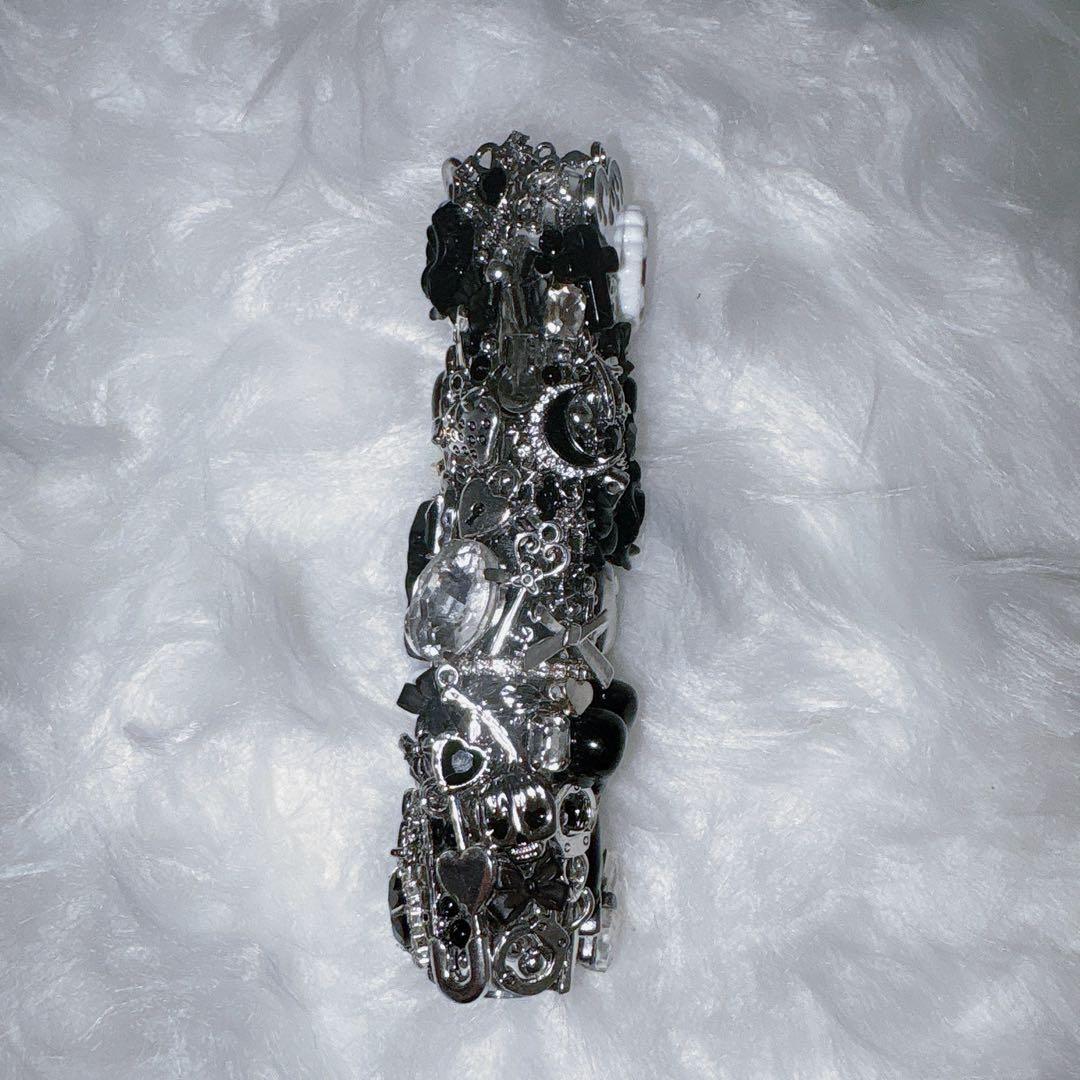 IQOS♥︎イルマワン♥︎デコケース♥︎シルバー×黒