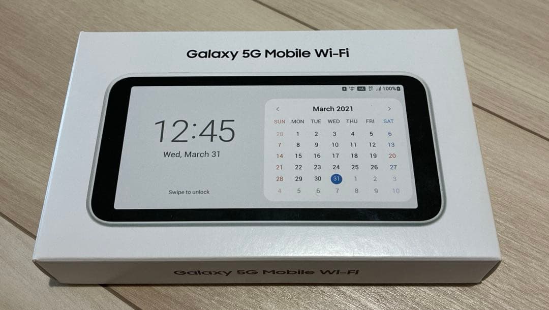 Galaxy 5G Mobile Wi-Fi 本体・箱