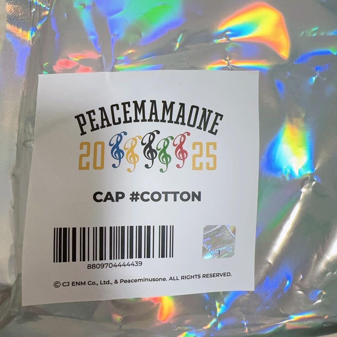 新品ジヨンPEACEMAMAONE 2025キャップ COTTON 限定GD