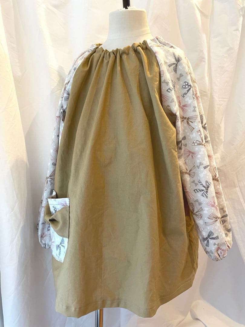 スモック　moca×ribbon  サイズ120