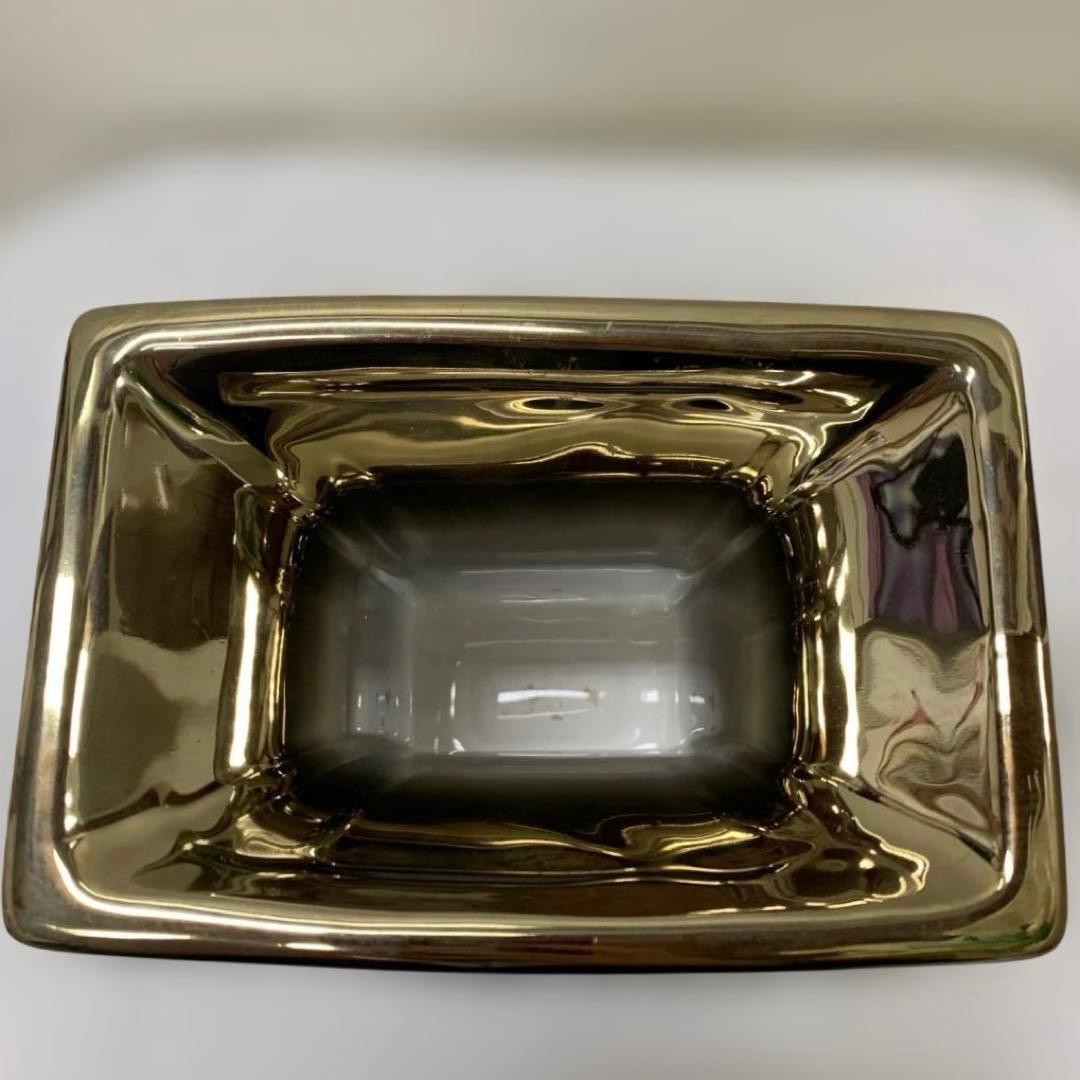 ホワイト×ゴールド　花瓶　HM-319