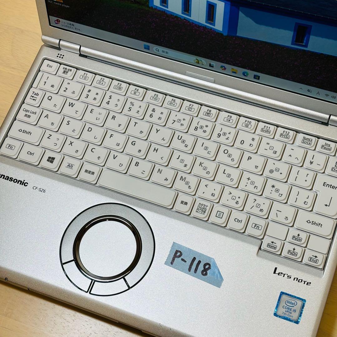 レッツノート PC Windows11 SSD DVD オフィス付き P-118