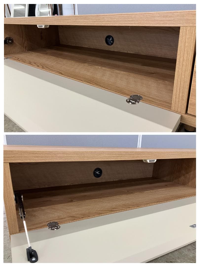 LOWYA テレビボード ブラウン