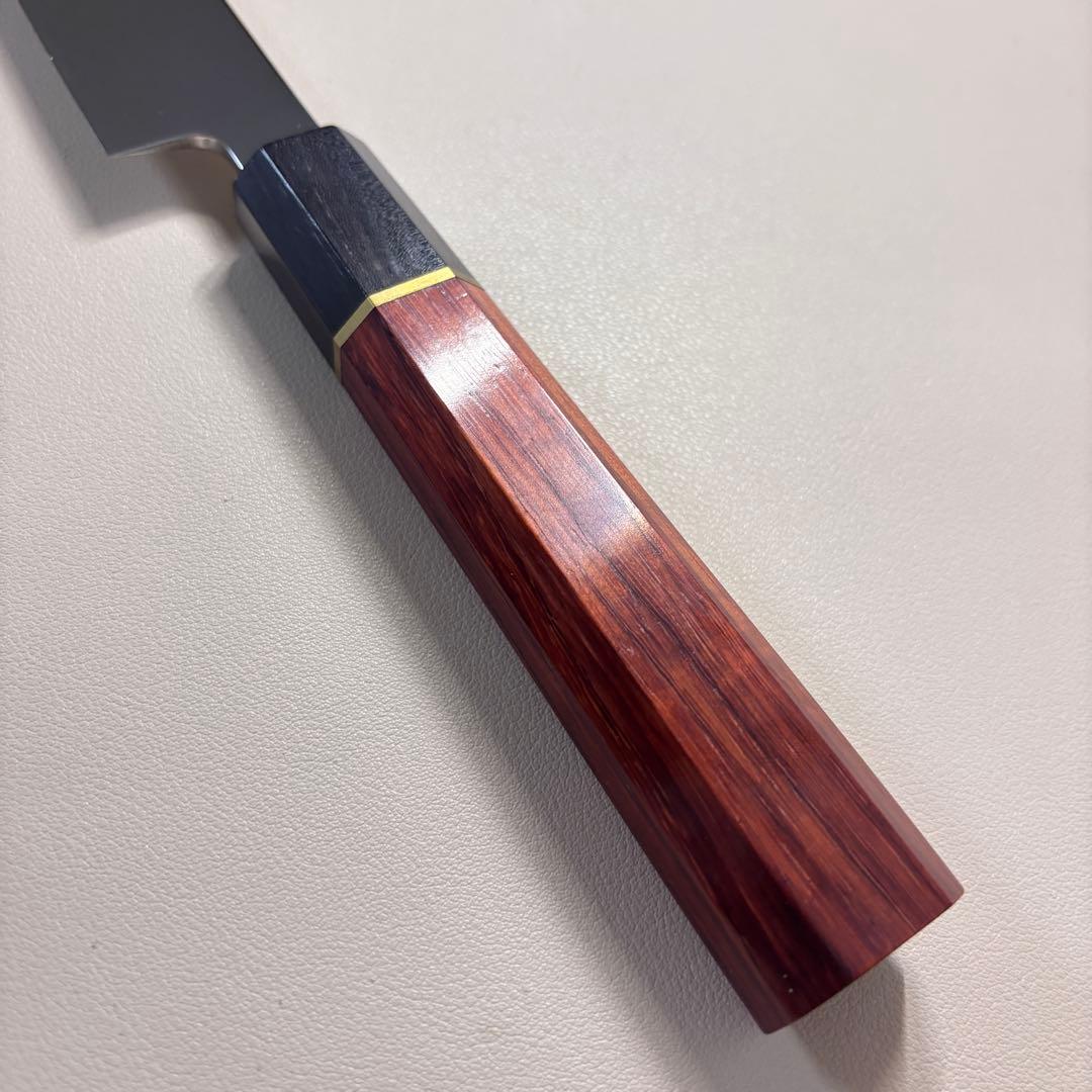 柳刃包丁 9寸 270mm 鏡面 柳刃包丁 鏡面　八角柄 刺身包丁。