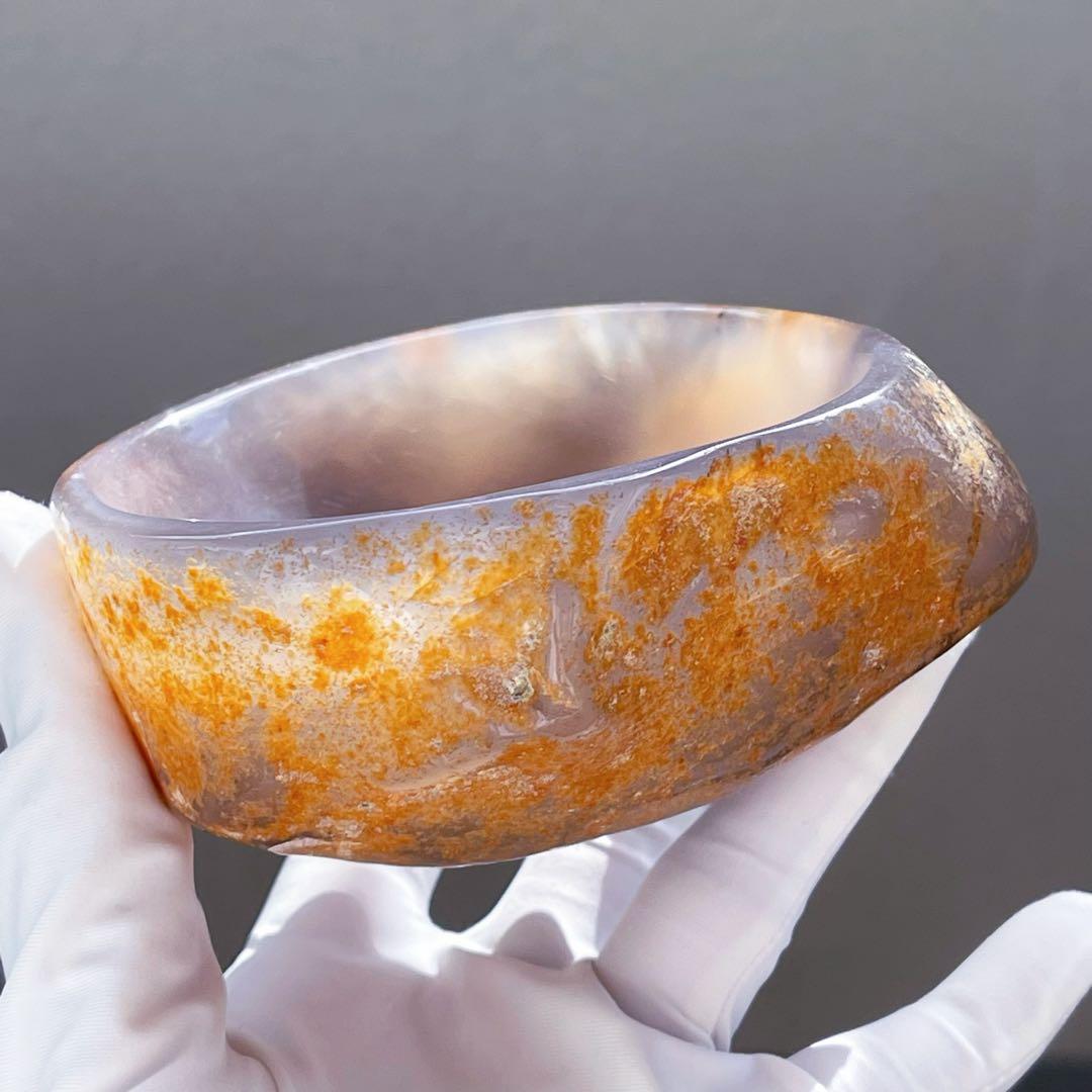 ★天然石★アゲート瑪瑙（メノウ ）ボウル♡コップ♡高透明度♡置物パワーストーン