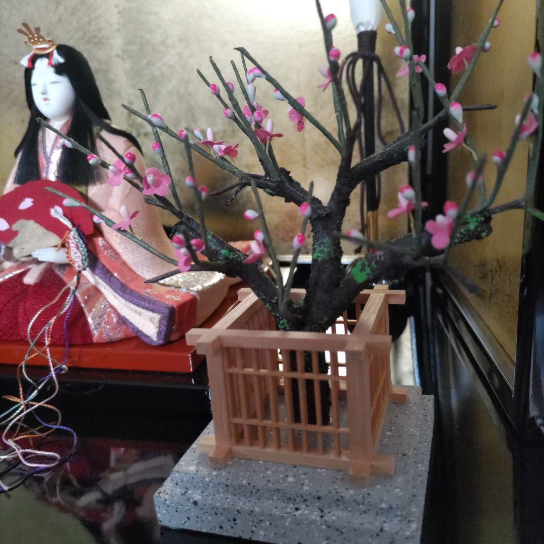 えいちゃん。雛人形 江戸木目込人形 親王飾り 貝殻細工風 高級衣装