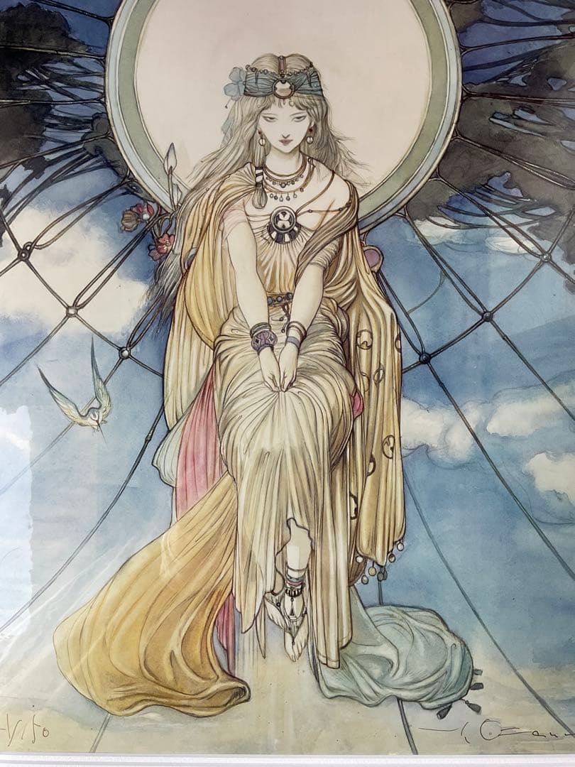 天野喜孝リトグラフ作品 黎明