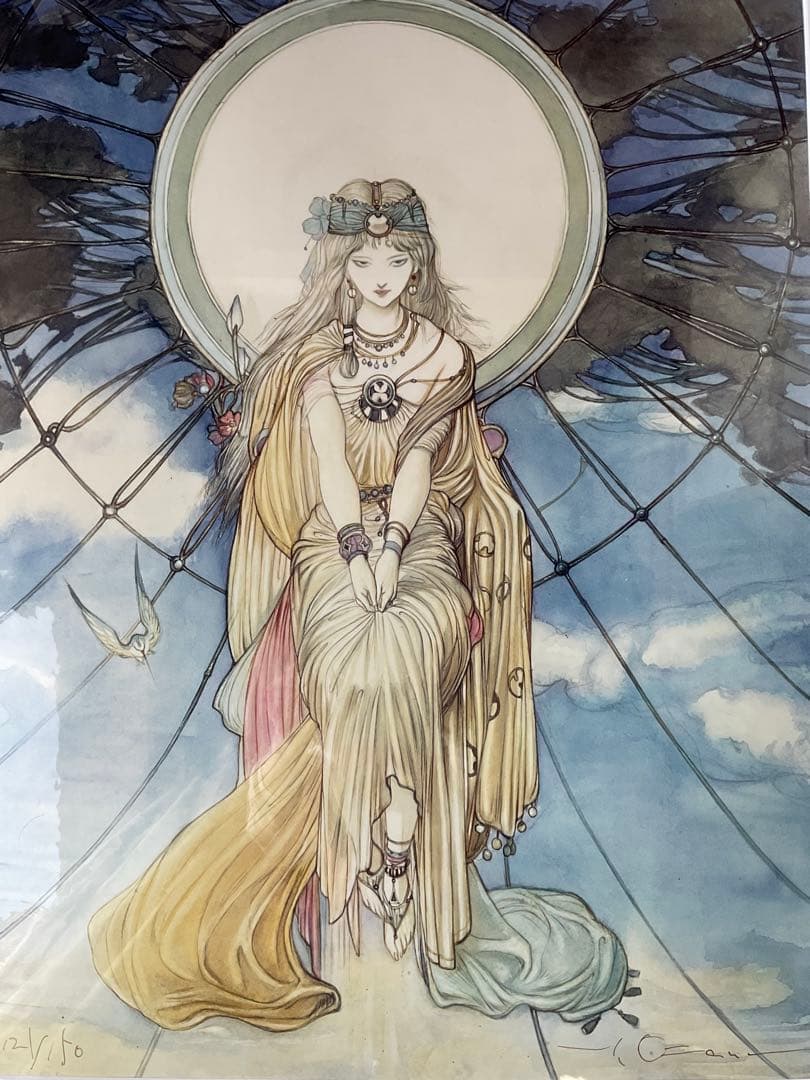 天野喜孝リトグラフ作品 黎明