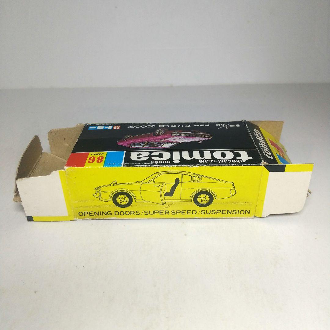 (3827)トミカ 黒箱 日本製 セリカ LB 2000GT 1Eホイール