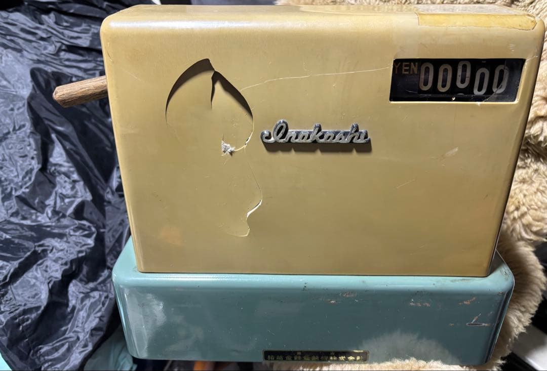 ジャンク品　昭和レトロ 猪越レジスター　当時物