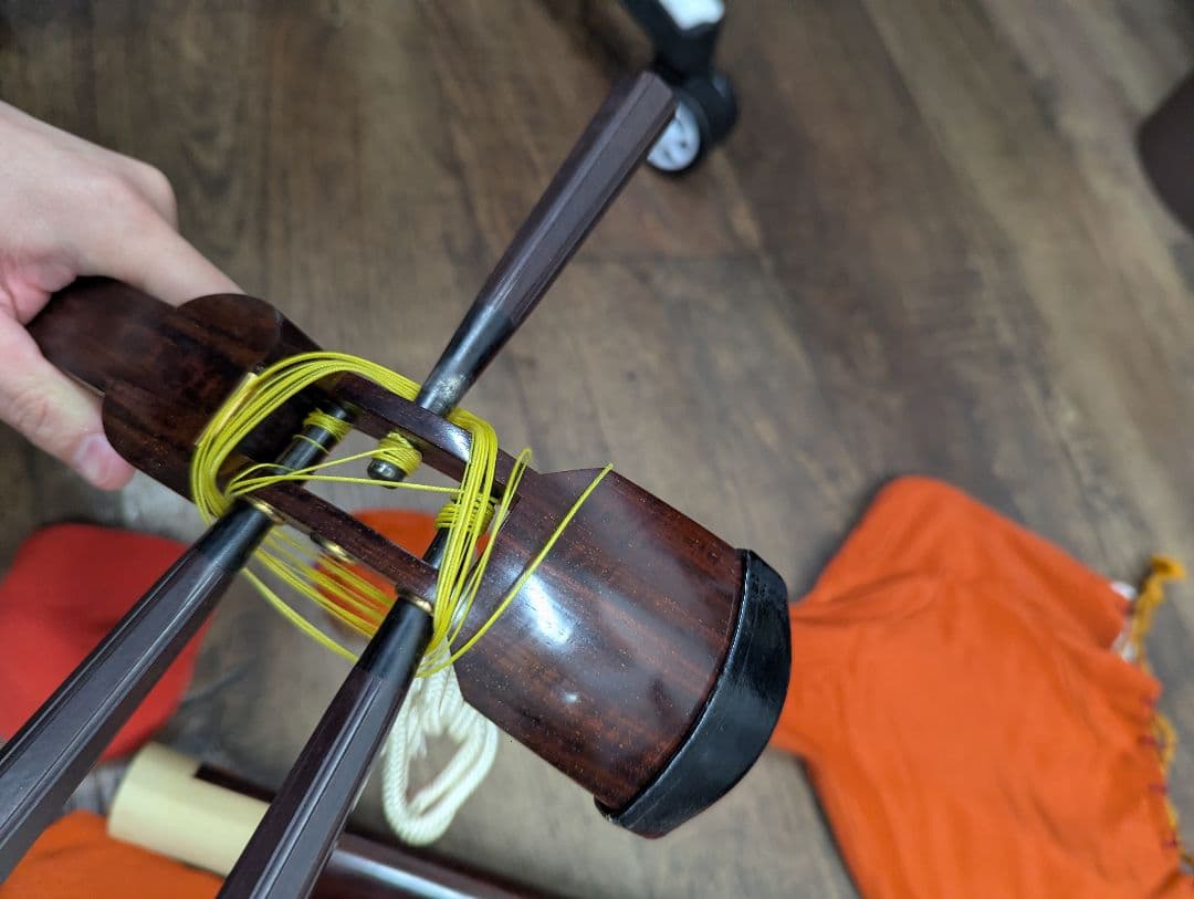 三味線 本体 ジャンク 皮破れあり 和楽器 弦楽器 現状品 部品取り可