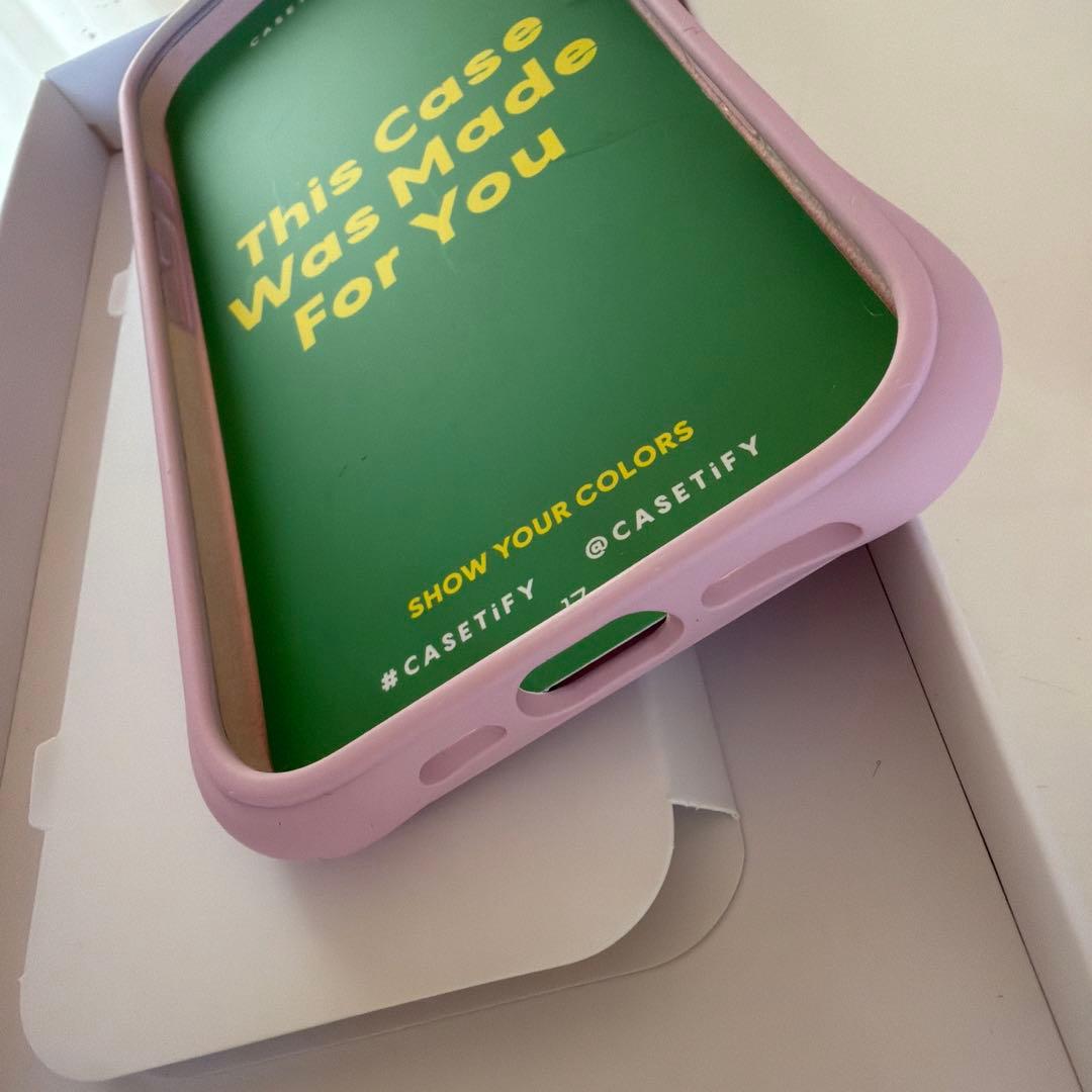 CASETiFY ウェーブシリコンケース　ピンク　iPhone16