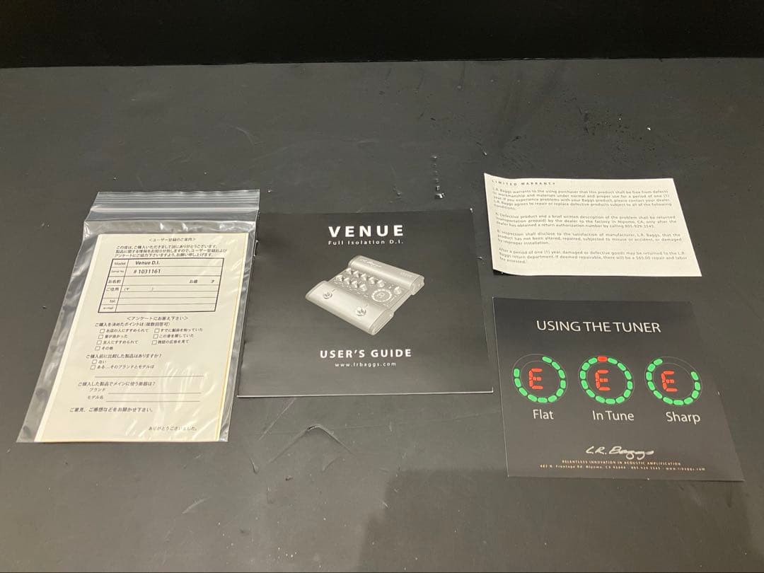 L.R. Baggs Venue アコースティックギター用プリアンプDI