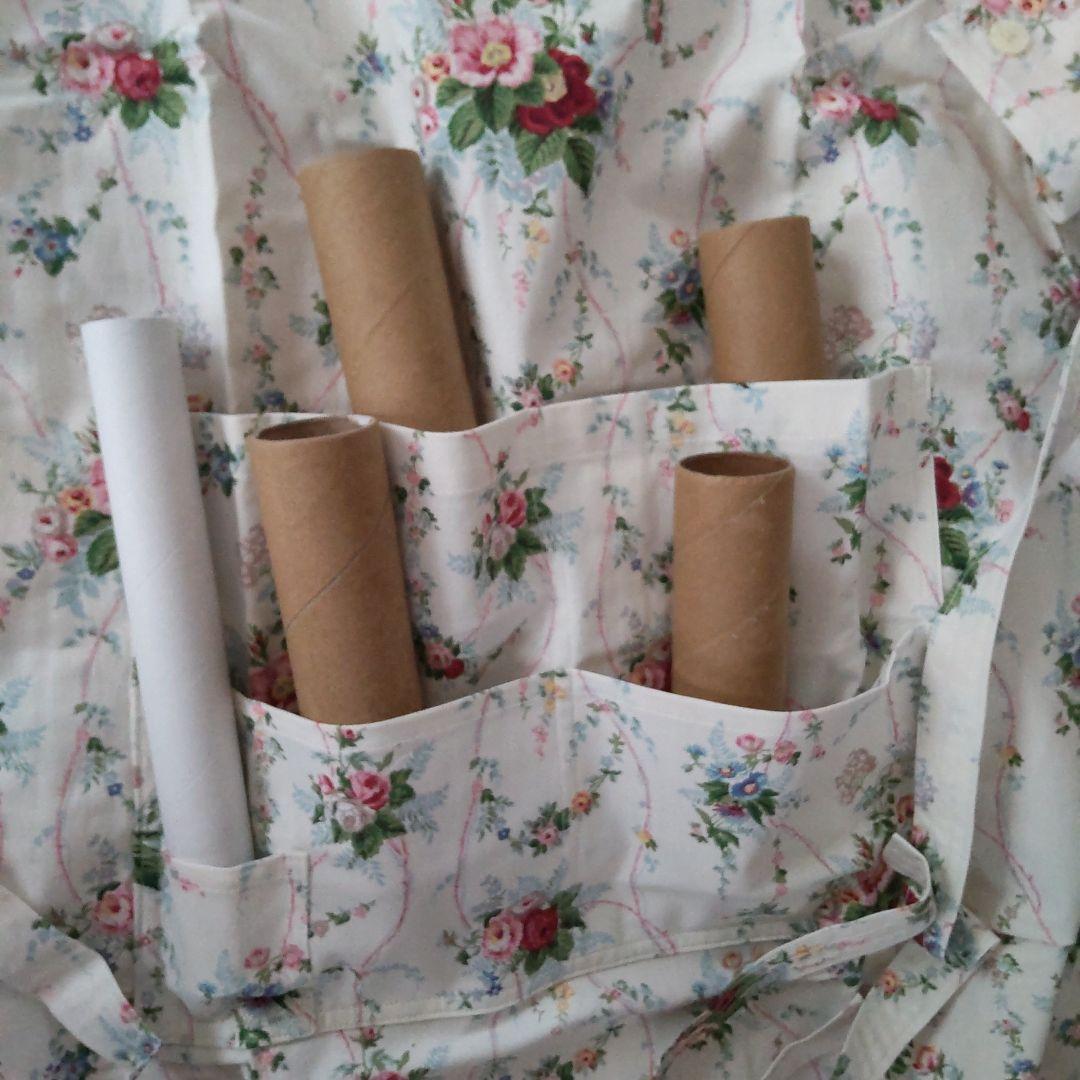 Ralph Lauren 花柄多機能ポケット付きエプロン 未使用タグ付き