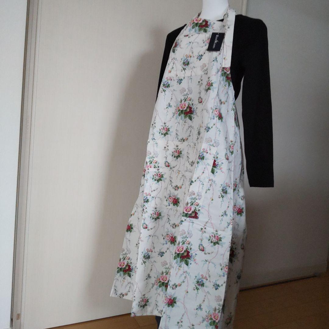 Ralph Lauren 花柄多機能ポケット付きエプロン 未使用タグ付き