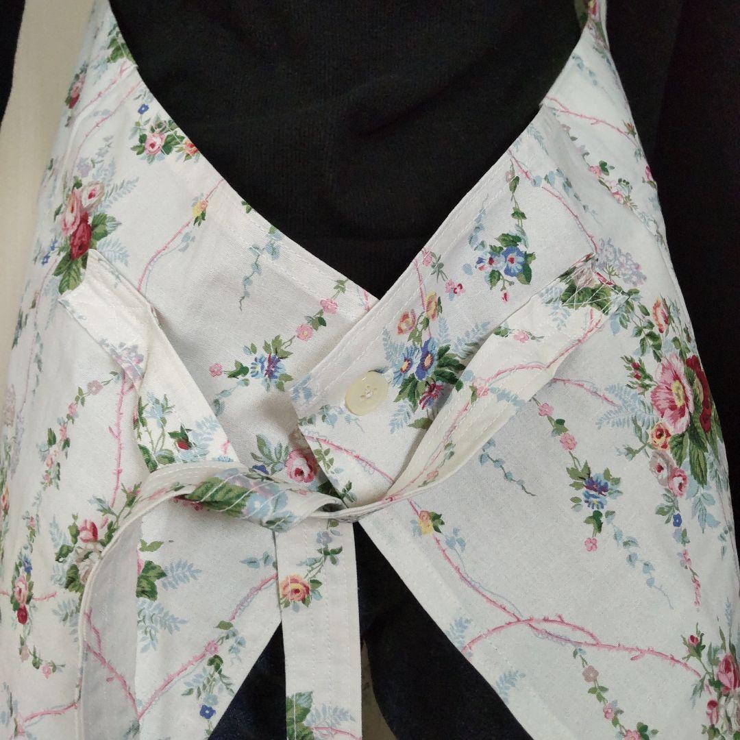 Ralph Lauren 花柄多機能ポケット付きエプロン 未使用タグ付き