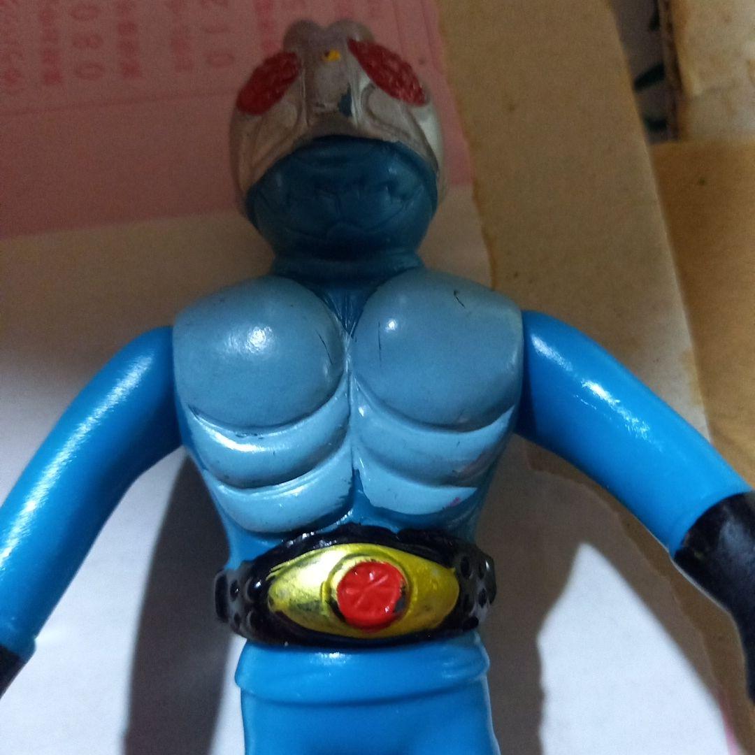 仮面ライダーソフビ✨当時物✨ポピー製✨昭和レトロ✨７０年代ソフビ✨