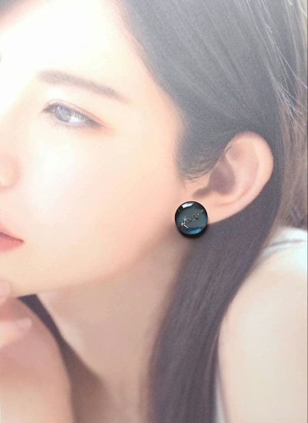 流れ星 レジン カボション 4コセット