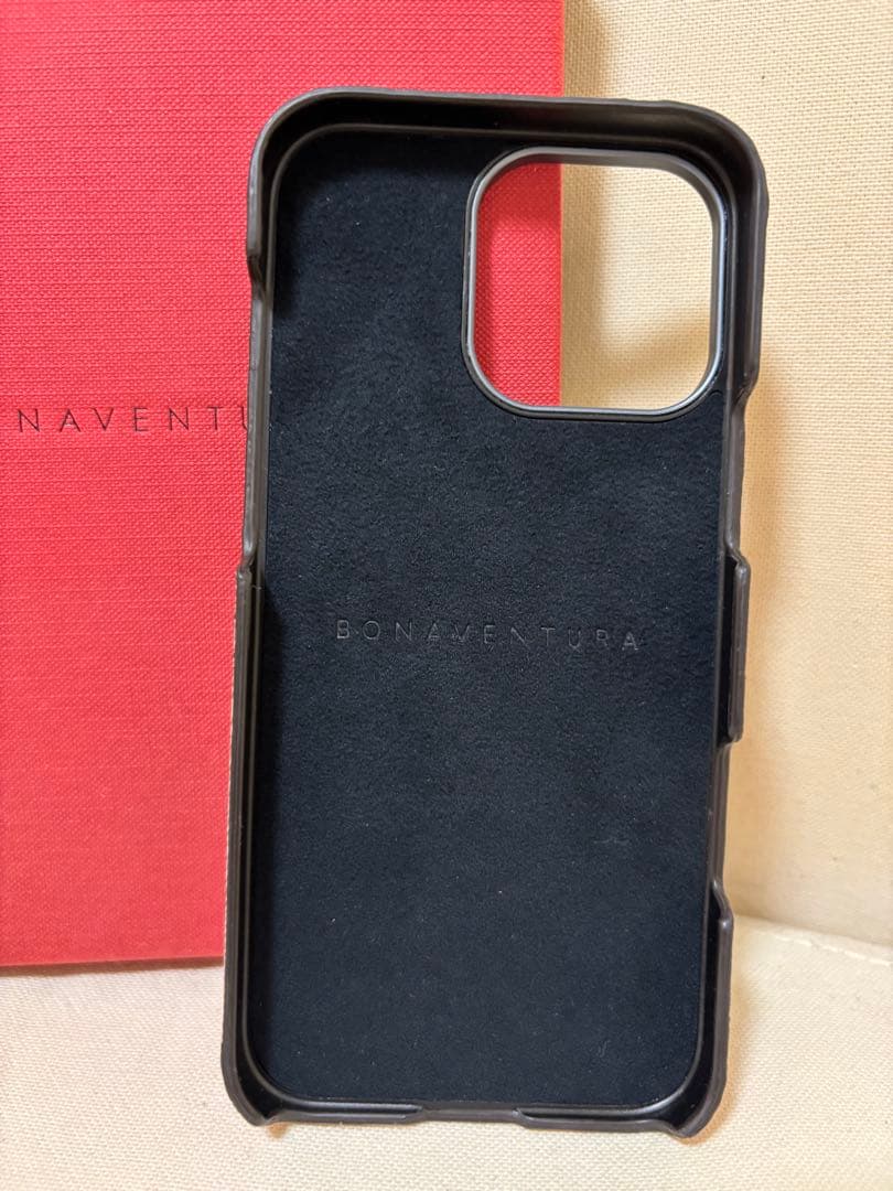 新品BONAVENTURA シェルピンク iPhone16promaxケース