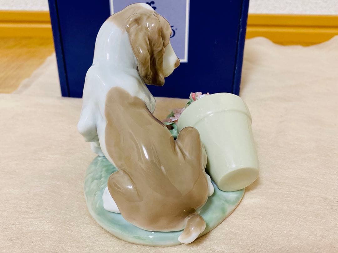 レア✨絶版品 元箱付属 LLADROリヤドロ 『僕じゃないよ』 7672保証書付