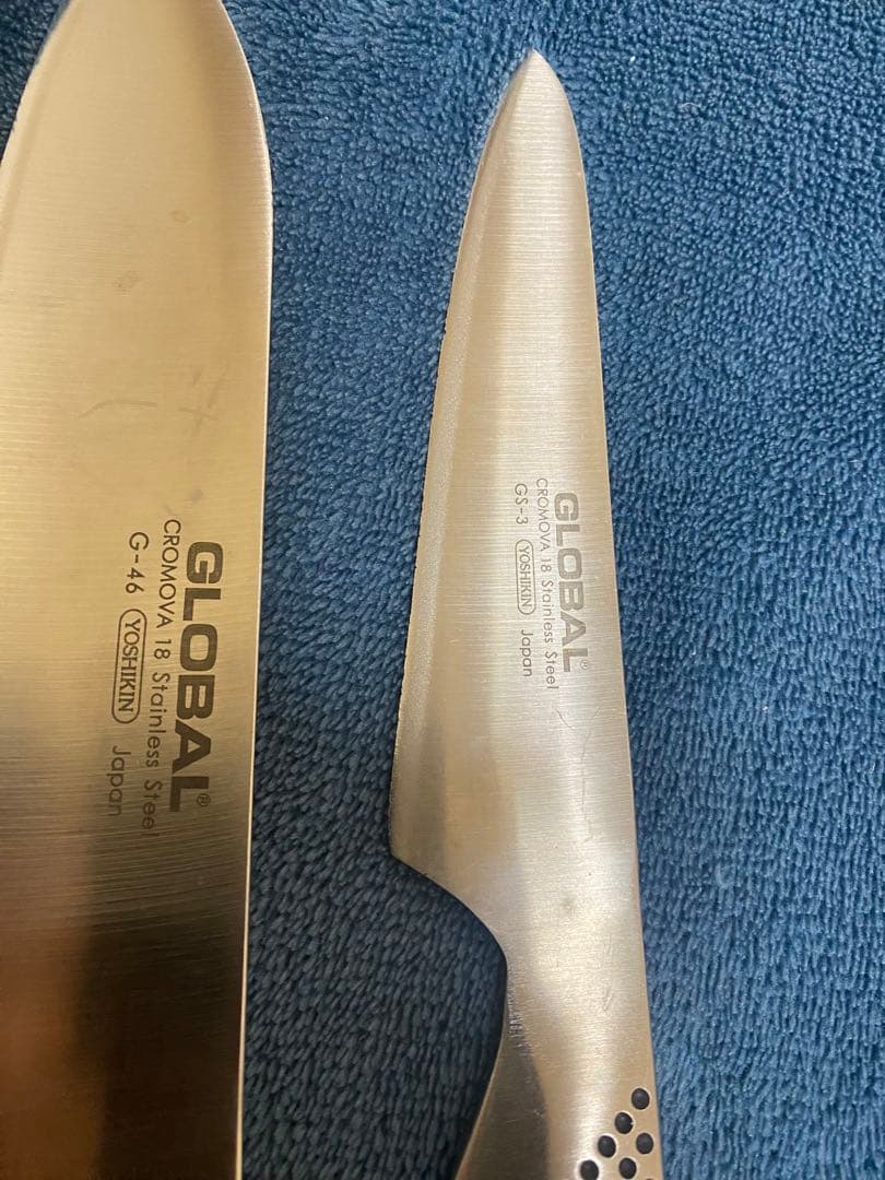 GLOBAL 包丁セット G-46. GS-3 セット2本