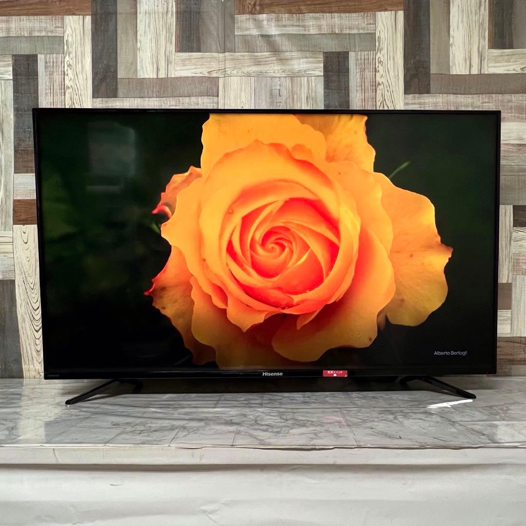 即日受渡❣️全国送料込ハイセンス50型液晶テレビ Wチューナー裏番組録画対応