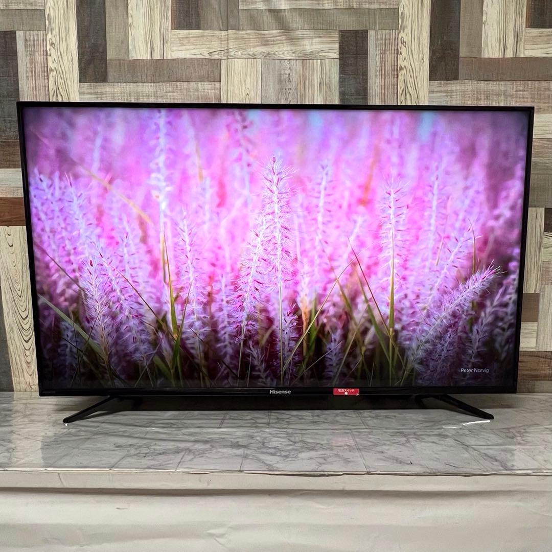 即日受渡❣️全国送料込ハイセンス50型液晶テレビ Wチューナー裏番組録画対応