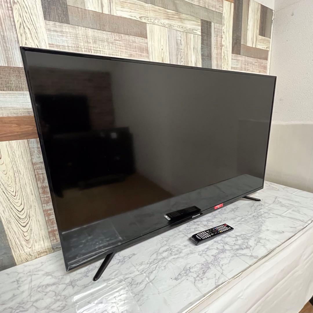 即日受渡❣️全国送料込ハイセンス50型液晶テレビ Wチューナー裏番組録画対応