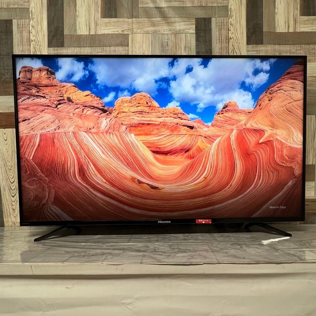 即日受渡❣️全国送料込ハイセンス50型液晶テレビ Wチューナー裏番組録画対応