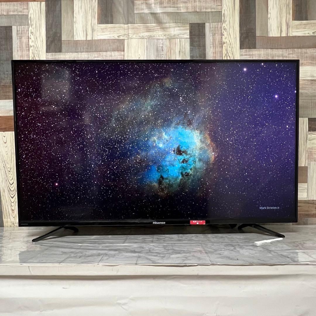 即日受渡❣️全国送料込ハイセンス50型液晶テレビ Wチューナー裏番組録画対応