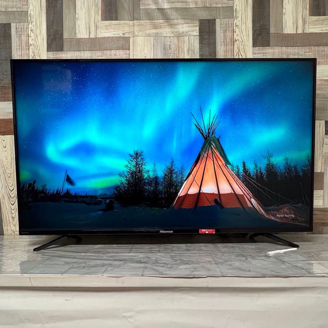 即日受渡❣️全国送料込ハイセンス50型液晶テレビ Wチューナー裏番組録画対応
