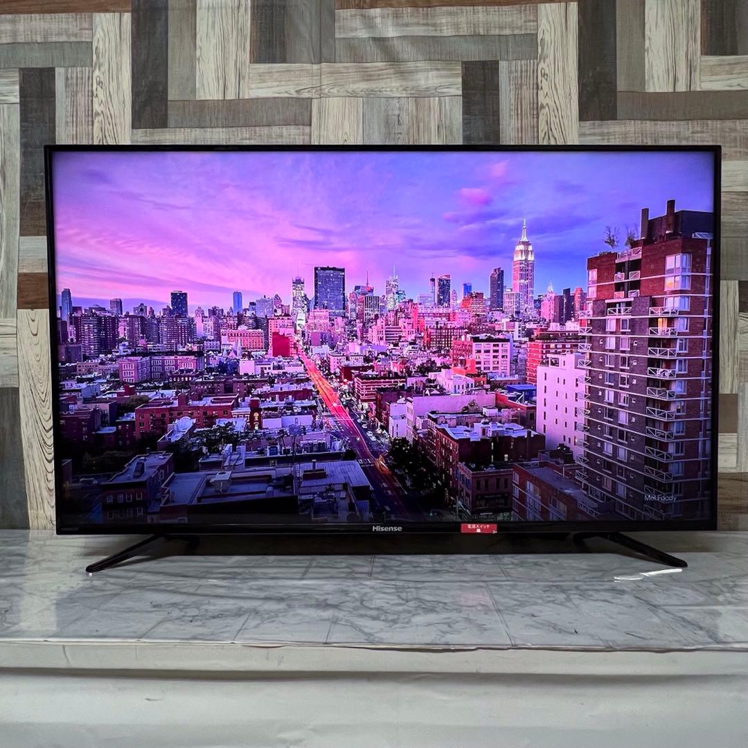 即日受渡❣️全国送料込ハイセンス50型液晶テレビ Wチューナー裏番組録画対応