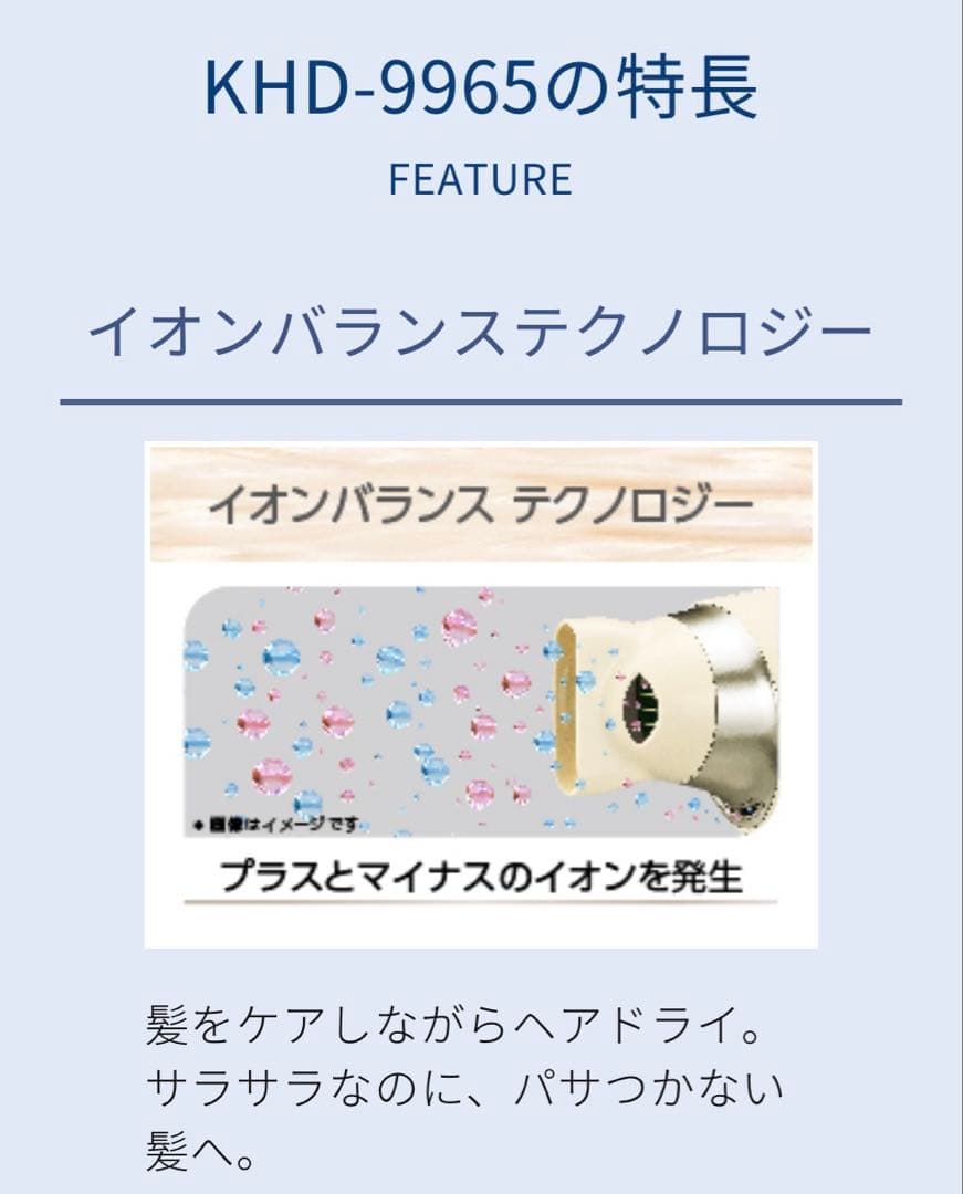 【新品未開封】コイズミ イオンヘアードライヤー Salon Sense