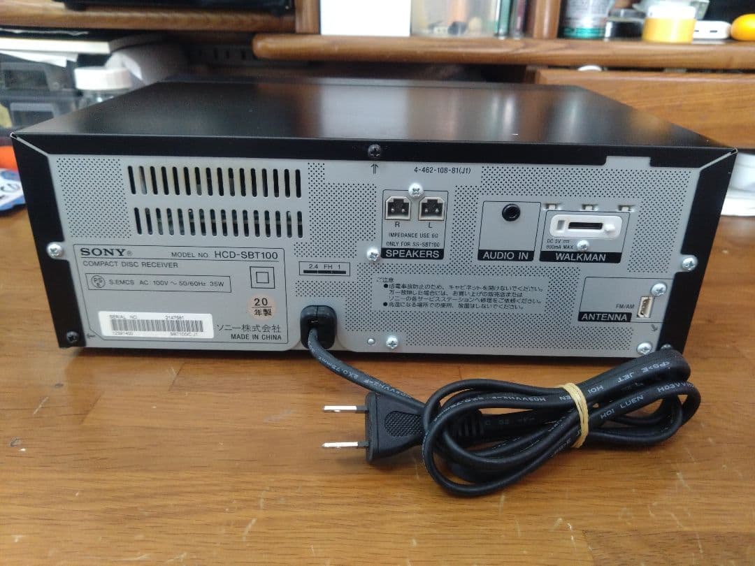【動作確認済】SONY CMT-SBT100 Bluetooth搭載機
